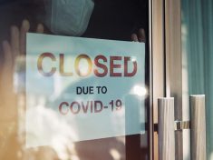 Sign in window from 2020 saying "Closed due to COVID-19"
