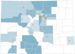 Colorado Network of Health Alliances Map