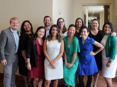 Ten Center for Health Progress stand together as group at the 2019 HEALTHtalks luncheon